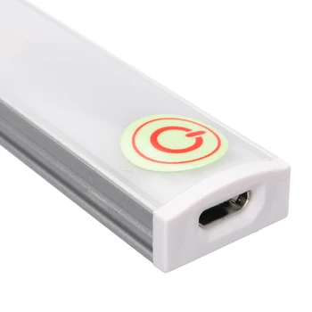 30cm Ultra Plonas LED Kabinetas Šviesos Pritemdomi USB LED Touch 