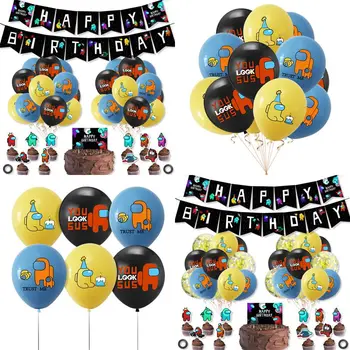 34pcs/set Tarp Mūsų Gimtadienio Dekoracijas iš Mūsų, Balionai, Tortas Toppers Reklama Latekso Ballon Gimtadienio Dekoro Prekes