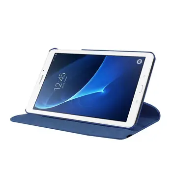 360 Laipsnių Besisukantis Case For Samsung Galaxy Tab a6 7.0 T280 T285 SM-T280 Padengti Tablet Funda Litchi Modelis PU odos Atvejais