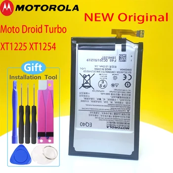 3900mAh EQ40 Baterija Motorola Moto Droid Turbo XT1225 XT1254 Naujas Originalus Mobilųjį Telefoną, Aukštos Kokybės Naujo Akumuliatoriaus