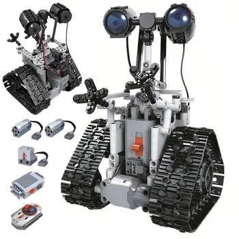 408 Vnt Miesto Kūrybinių RC Robotas Elektrinės Blokai įrangos pardavimas, biuro įrangos Automobilį Nuotolinio Valdymo Robotas, Plytos, Žaislai Vaikams