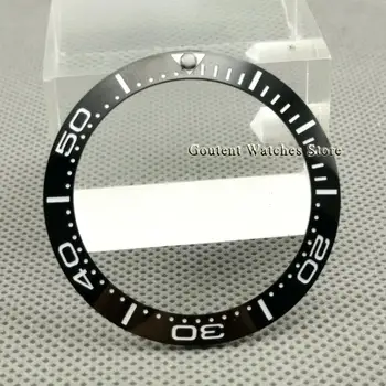 40mm Žiūrėti Bezel Juoda/Žalia Keramikos Bezel Įterpti Tinka 43mm parnis Automatinis laikrodis