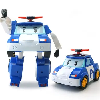 4pcs/6pcs Korėja Robotas Vaikams, Žaislai Transformacijos Anime Veiksmų Skaičius, Super Sparnus Žaislai Vaikams Playmobil Juguetes dovana