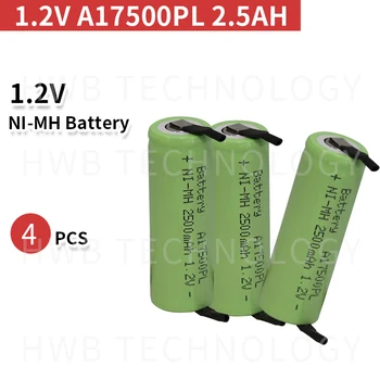 4PCS/daug Ni-MH 1.2 V 2.5 Ah Braun Oral-B ProCare Triumfas dantų šepetėlį Įkrovimo Baterija (akumuliatorius MUS