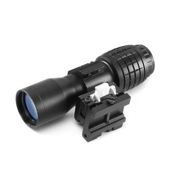 4X didinamasis stiklas taikymo Sritis Optikos Taikikliai Riflescope Tinka Akyse su Flip-UP Kalno Pusėje Picatinny Weaver Geležinkelių Taktika Akyse