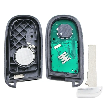 5 mygtukas Smart Nuotolinio Rakto Pakabuku 4+1 mygtukų 433MHz PCF7953 mikroschemą Fiat 500 500 L 500X už Jeep Compass Renegade M3N-40821302