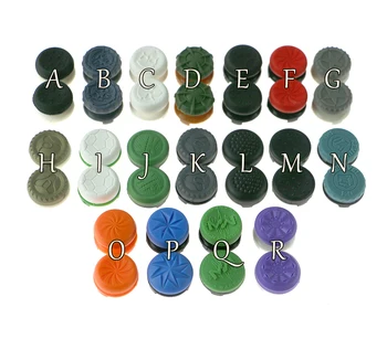 50pairs/29 spalvas ps4 žaidimų valdiklis analoginis mygtuką ilgintuvai silicio gumos kreiptuką extender kepurės su paketas
