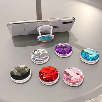 50pcs spalvinga 3D perlas populiarus turas mobiliojo telefono lankstymo ruožas laikiklis Telefono Turėtojas atveju piršto turėtojas mobiliojo telefono stovas