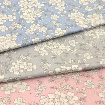 50x160cm, Todėl Gana 3 Spalvų Japonijos Sakura sakura gėlių Atspausdintas Medvilnės Audinys Audinys Kūdikių Apranga Suknelė Tekstilės