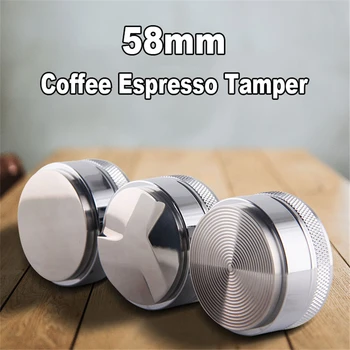 58mm Aukščio 304 Nerūdijančio Plieno Espresso Kavos Suklastoti Sidabro Tris Kampu Šlaitų Bazės Butas/Sriegis Platinimo Priemonės