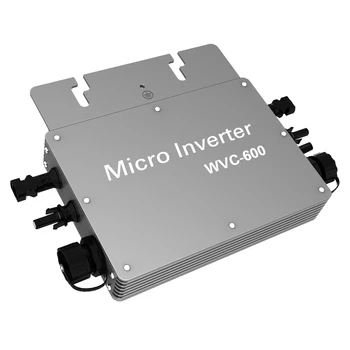 600W/700W Tinklelis Kaklaraištis Belaidžio Micro Saulės MPPT Keitiklio WVC pure sine wave 36-50V DC AC120V/230VAC Su 