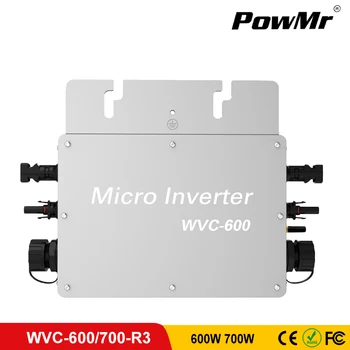 600W/700W Tinklelis Kaklaraištis Belaidžio Micro Saulės MPPT Keitiklio WVC pure sine wave 36-50V DC AC120V/230VAC Su 