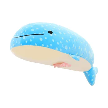 60cm 90cm Super minkštas trumpas pliušinis mėlyna spalva banginis pliušinis žaislas pagalvę lėlės gimtadienio dovana