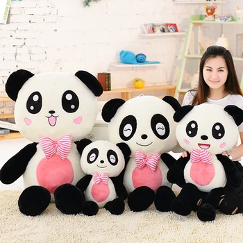 60cm Super Mielas Pliušinis Žaislas Panda Bear Lėlės Akys Kaip Dovana Draugams ir Vaikams