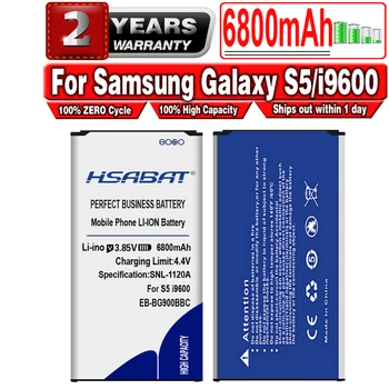 6800mAh Baterija Samsung Galaxy S5 EB-BG900BBC SV i9600 i9602 i9605 G900F G900T G9008V G9009D G9009W G9006W G900