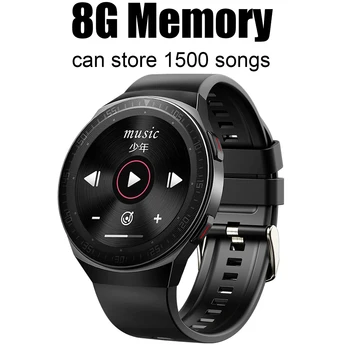 8G Atminties Muzikos Smart Watch Vyrų Android 2020 Atsiliepti į Skambutį Smartwatch Vandeniui Smart Žiūrėti Vyrams, Moterims, 