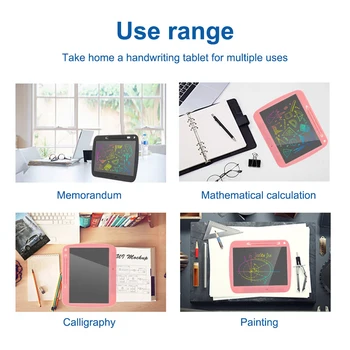 9 colių Nešiojamų Smart LCD Raštu Tabletė Elektroninę Užrašinę LCD Raštu Tabletė Įkrovimo Doodle Lenta Spalvų Rašinėti