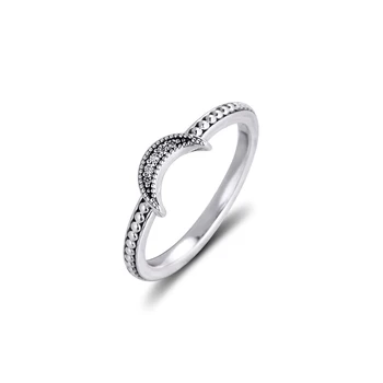 925 Sterlingas Sidabro Papuošalai, Žiedai, Moterų Pusmėnulio Zawalcowany Žiedas 2020 M. Žiemos Vestuvių Žiedas Dovana Draugams Didmeninės