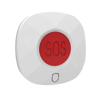 9Pcs Vilkas-Guard 433MHz Belaidžio Avarinės Signalizacijos Panikos SOS Mygtukas Home Ligoninės Apsaugos Signalizacijos Sistema Pagyvenusiems žmonėms/Pacientams/Vaikas