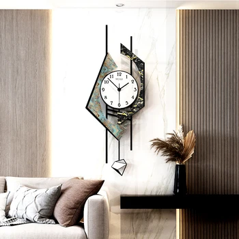 Abstrakti Geometrijos Swingable Modernaus Dizaino Sieninis Laikrodis Kambarį, Namų Apdaila, Sienų Dekoras Už Kambarį 2020 Dekoratyvinės Sienų Žiūrėti