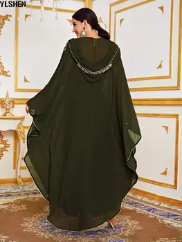 Afrikos Suknelės Moterų Plius Dydis Drabužių Dashiki Siuvinėjimas Karoliukais Afrikos Drabužius Abaja Dubajaus Musulmonų Suknelė Skraiste Afrikos Suknelė