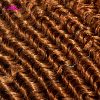 Ali Kokosų Brazilijos Giliai Banga Žmogaus Plaukų Pynimas 4 Ryšulius 1B/30 Spalva Remy Plaukų Pluoštas Pasiūlymai 12-30 Colių Nemokamas Pristatymas