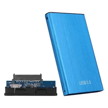 Aliuminio 2.5 Colių HDD SSD Atveju SATA į USB 3.0 Adapteris Kietojo Disko Gaubto Langelį