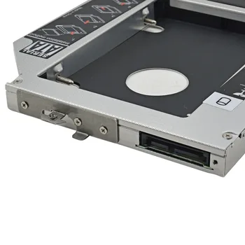 Aliuminio 2nd HDD Caddy 12,7 mm SATA 3.0 Dviguba LED HP ProBook 6440b 6450b 6550b 6530B 6535B 6730B Elitebook 8440P 8470p 8530p
