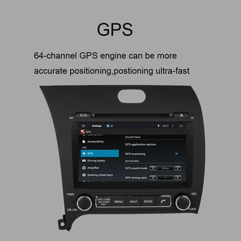 Android 9.0 Car DVD GPS Kia CERATO K3 FORTE 2013-2018 m. galvos vienetas radijas, vaizdo grotuvas, 3/4G 1024*600 Automobilių Stereo Ekrano Radijas