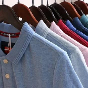 Anglija Stiliaus Naujas 2021 M. Vasarą vyriški Laisvalaikio Paprasta Mėlynos spalvos Polo Marškinėliai Vyrų Gryna Spalva Pilkos spalvos Medvilnės trumpomis Rankovėmis Polo Marškinėliai Raudoni Viršūnės