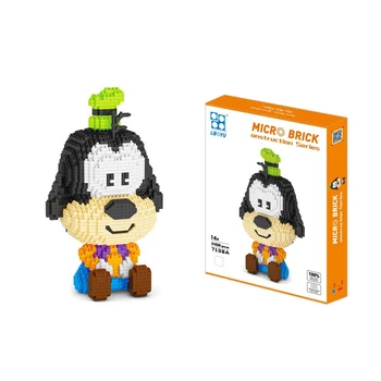 Animacinių Filmų Serija Mikro Blokai Mickey Liūtas Timon Pumbaa Eeyorely Duomenys Mini Plytų Bloko Žaislai
