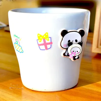 Anime Cartoon Vaikų Gyvūnų Mielas Panda PVC Putų Lipdukai 