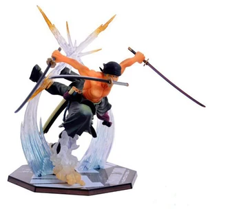 Anime ONE PIECE Roronoa Zoro Statulėlės Rinkti kardas pvc Modelio Paveikslas Žaislai, modelį, vaikai meilužio dovana