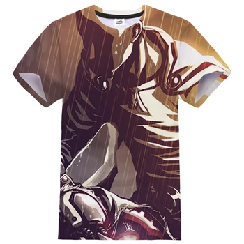 Anime T-shirt Vienas Smūgis Man 3D Spausdinimo Streetwear Vyrai Moterys O-Kaklo trumpomis Rankovėmis Marškinėlius Sporto Atsitiktinis Marškinėliai Mados Tees Viršūnes Unisex