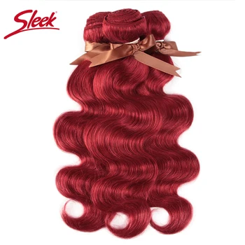 Aptakus Brazilijos Plaukų Pynimas Ryšulių 8-28 Colių Kūno Banga Elegantiškos Raudonos Spalvos Remy Human Hair Extension 3/4 Pluoštas Pasiūlymai Nemokama Laivas