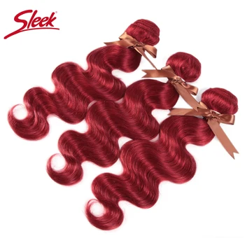 Aptakus Brazilijos Plaukų Pynimas Ryšulių 8-28 Colių Kūno Banga Elegantiškos Raudonos Spalvos Remy Human Hair Extension 3/4 Pluoštas Pasiūlymai Nemokama Laivas