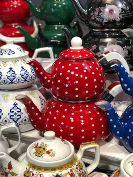 Arabų virdulys arbatinukas arbatos virdulys indukcinės viryklės aptiko derliaus arbatos puodą, antikvariniai