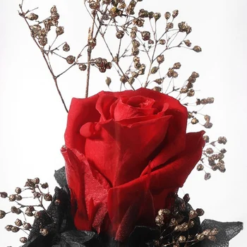 Aromaterapinis Difuzorius Eternal Rose Gėlių Ultragarso eterinio Aliejaus Aromatas Oro Drėkintuvas 7 Spalvų LED Nakties šviesa 