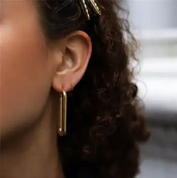 Asmenybės Geometrinis Auskarai Moterims 2020 Naujų Papuošalų Mados Pareiškimą Earings Didmeninė Hip-Hop Stilius