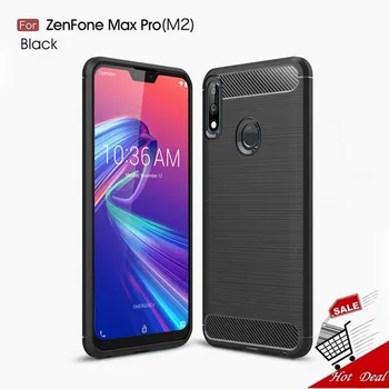 Asus Zenfone Max Pro (M2) Padengti atsparus smūgiams Silikoninis Telefono dėklas Skirtas Asus Zenfone Max Pro (M2) ZB631KL Telefono Dangtelį Atveju