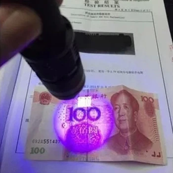 Atsparus vandeniui 3-Mode Dėmesio Reguliuojamas Ultra Violetinė Violetinė UV LED Žibintuvėlį, Fakelą Darbą Šviesos tikrinimo pastabos Ar nusikaltimo vietoje