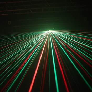 AUCD 3 Akis 500mW RGB Matrica Optinio Tinklo Sukimosi Juda Spindulių Projektorius Lazerio Šviesos Pluošto DMX DJ Šalis, Matyti, Scenos Apšvietimas DJH3