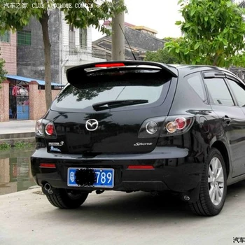 Aukštos kokybės ABS spoileris Už Mazda 3 M3 Sedanas 2006 m.) iki 2013 m. Galinis sparnas pradmenų arba juodos arba baltos spalvos aptakas