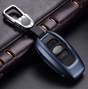 Aukštos Kokybės Automobilių Aliuminio Lydinio KeyHolder Padengti Atveju Subaru XV BRZ Forester 2019 Legacy Outback raktų pakabukas Priedai