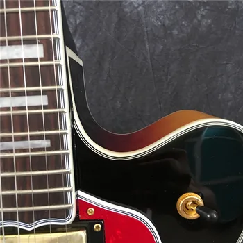 Aukštos kokybės elektrinė gitara, pritaikyti naujojo Džiazo pusiau tuščiaviduriai L-5 jazz. Aukso aparatūros, aukščiausios kokybės