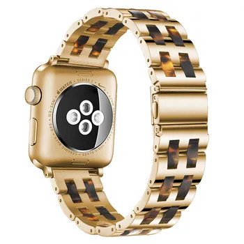 Aukštos Kokybės plastikas, metalas, Dirželis Apple Watch6 SE Juostų 40mm 44mm Kilnus Pakeitimo Watchbands už iwatch 5/4/3/2 38mm 42mm naujas