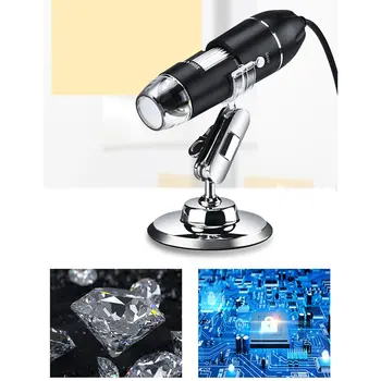 Aukštos Kokybės Praktinės Elektronikos 5MP USB 8 LED Skaitmeninio Fotoaparato, Mikroskopo Endoskopą didinamasis stiklas 50X~500X Didinimo Priemonė