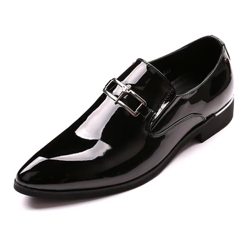 Aukštos kokybės vyriški verslo oficialų suknelė originali oda tingus batų paslysti ant mokasīni, karjeros biuras dirba mados avalynės batų