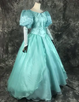 Aukščiausios Kokybės Princesė Arielis Cosplay Kostiumai Dress Helovinas Šalis Kostiumai Pagaminti Pagal Užsakymą