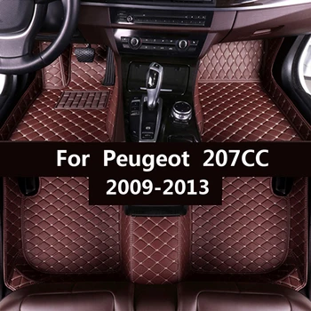 Automobilio grindų kilimėliai Peugeot 207CC 2009 m. 2010 m. 2011 m. 2012 m. 2013 m Custom auto pėdų Pagalvėlės